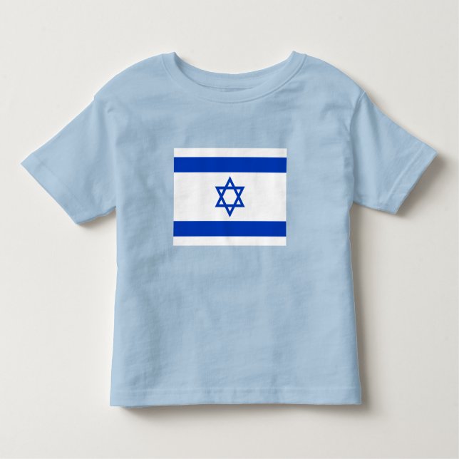 Israel-Flagge Kleinkind T-shirt (Vorderseite)