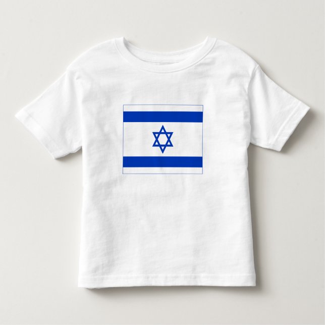 Israel-Flagge Kleinkind T-shirt (Vorderseite)