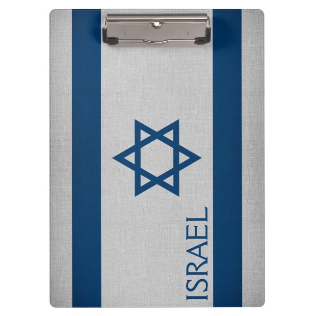 Israel-Flagge Klemmbrett (Vorderseite)