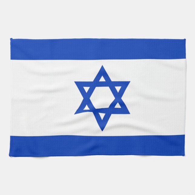 Israel-Flagge Küchentuch (Horizontal)