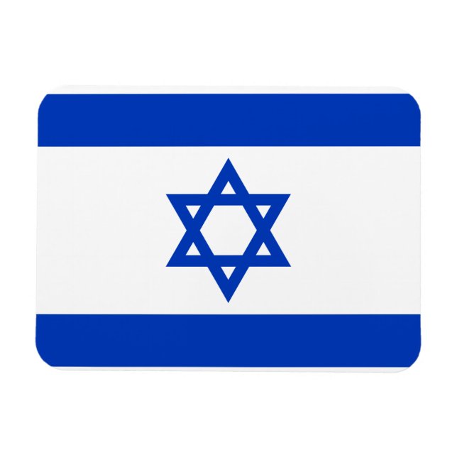 Israel-Flagge Magnet (Horizontal)