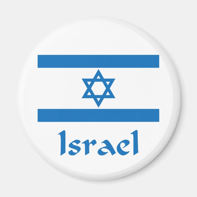 Israel-Flagge Magnet (Vorne)