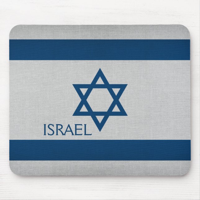 Israel-Flagge Mousepad (Vorne)