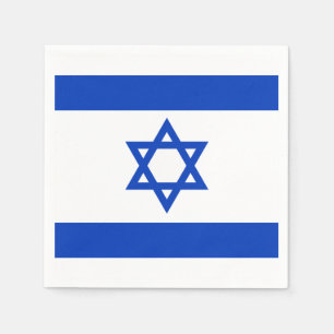 Israel-Flagge Napkins Serviette