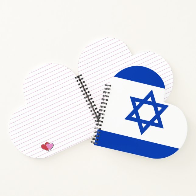 Israel-Flagge Notizbuch (Innenseite)