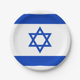 Israel-Flagge Pappteller