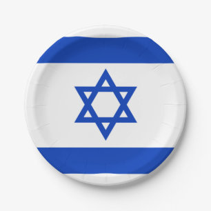 Israel-Flagge  Pappteller