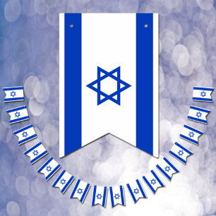 Israel-Flagge & Party Israel-Banner / Hochzeiten Wimpelkette