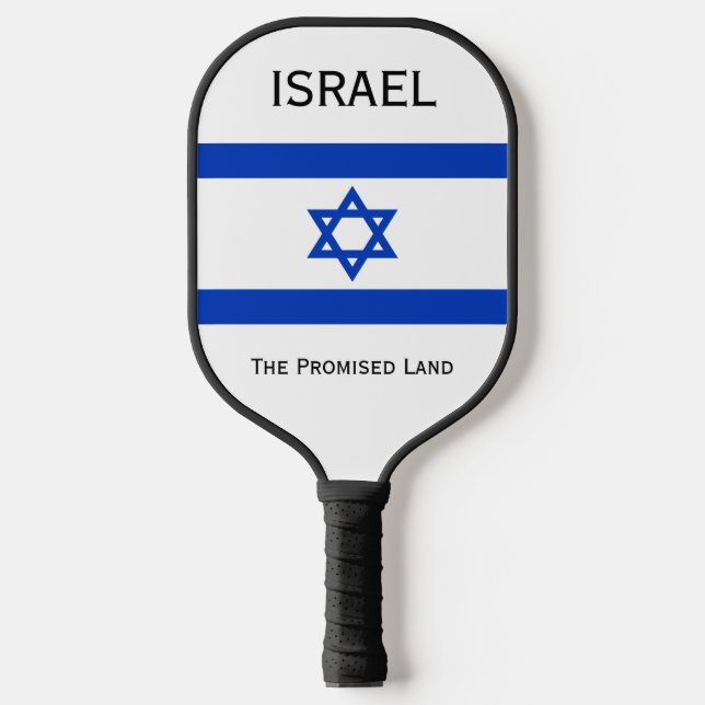Israel-Flagge Pickleball Schläger (Vorderseite)