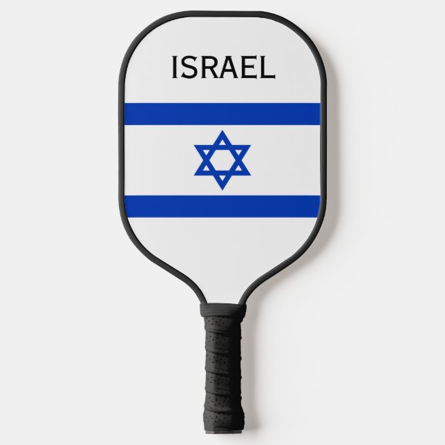 Israel-Flagge Pickleball Schläger (Vorderseite)
