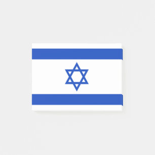 Israel-Flagge Post-it Klebezettel