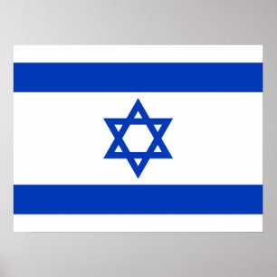 Israel-Flagge Poster