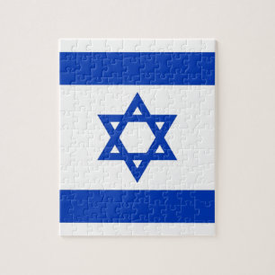 Israel-Flagge Puzzle