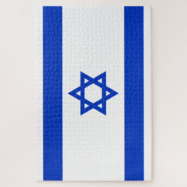 Israel-Flagge Puzzle (Vertikal)