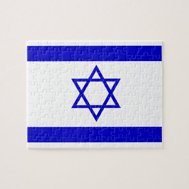 Israel-Flagge Puzzle (Horizontal)