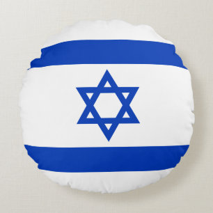 Israel-Flagge Rundes Kissen
