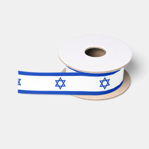 Israel-Flagge Satinband