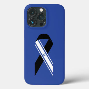 Israel-Flagge Schwarzes Band-Gedenkblau Case-Mate iPhone Hülle