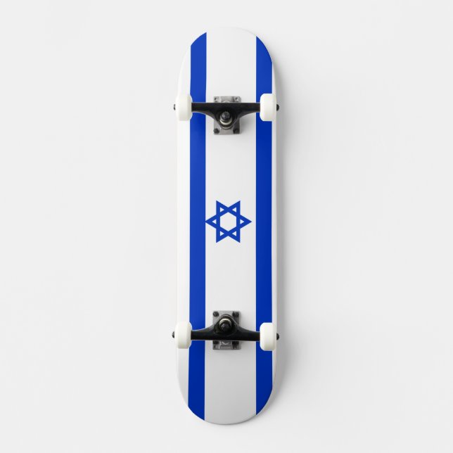 Israel-Flagge Skateboard (Vorderseite)