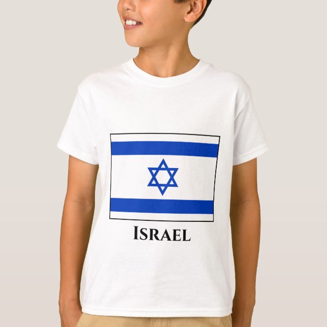 Israel-Flagge T-Shirt (Vorderseite)