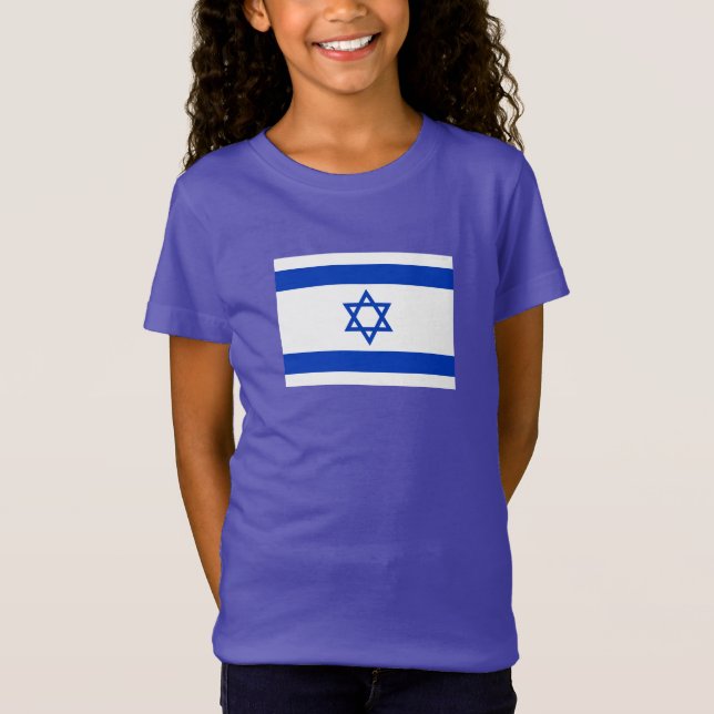 Israel-Flagge T-Shirt (Vorderseite)