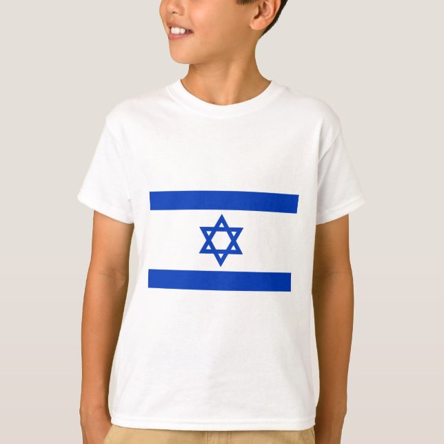 Israel-Flagge T-Shirt (Vorderseite)