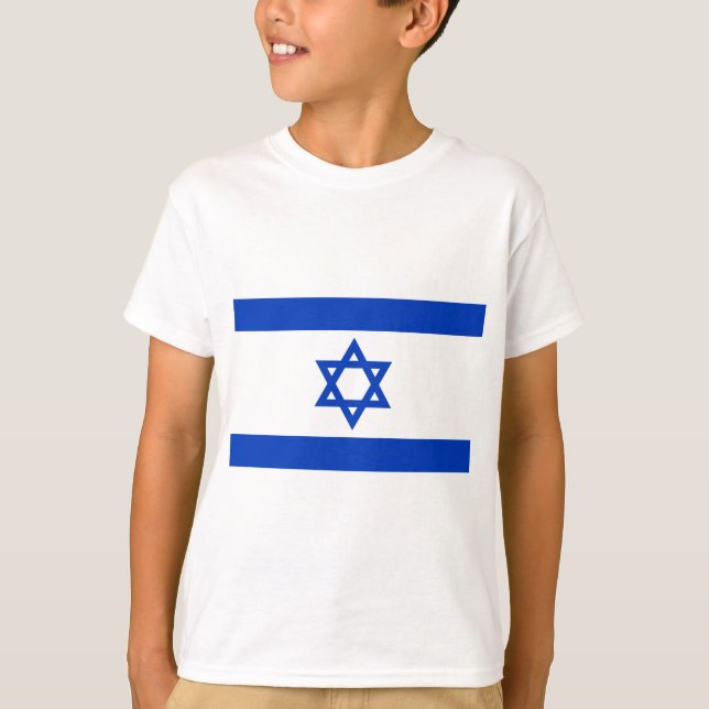 Israel-Flagge T-Shirt (Vorderseite)