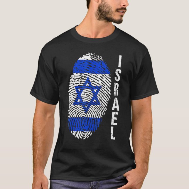 Israel-Flagge T-Shirt (Vorderseite)