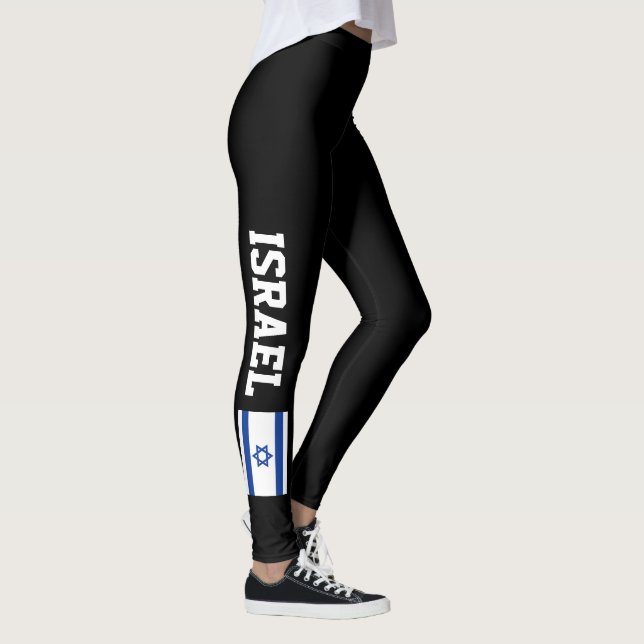 Israel-Flaggen-Leggings für Fitness trägt Workout Leggings (Rechts)