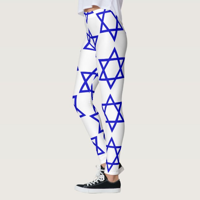 Israel-Flaggenmuster Leggings (Links)