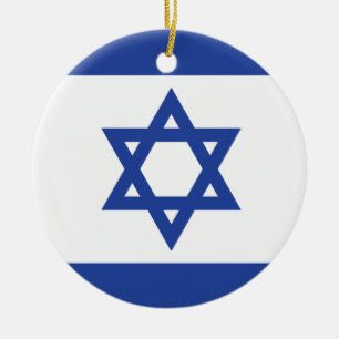 Israel Flaggenschmuck Keramik Ornament
