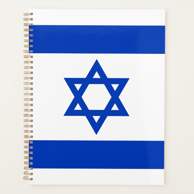 Israel flaggt moderne patriotische Moderne Planer (Vorderseite)