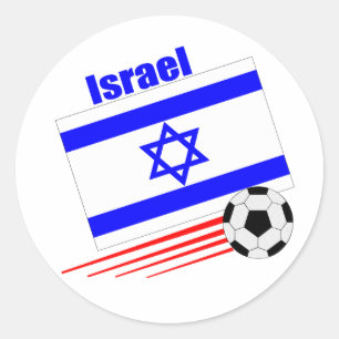 Israel-Fußball-Team Runder Aufkleber