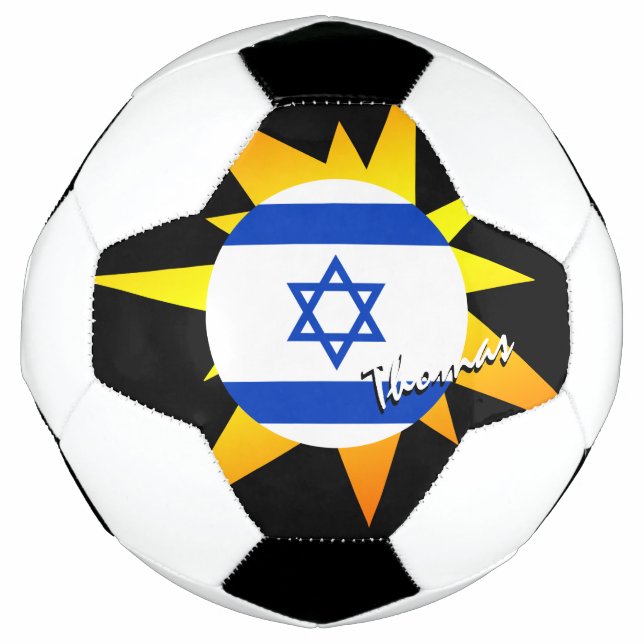 Israel Fußball und israelische Flagge / BANG (Vorderseite)