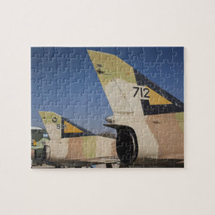 Israel-gebauter Kfir-Kampfflugzeug Puzzle