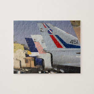 Israel-gebauter Kfir-Kampfflugzeug Puzzle