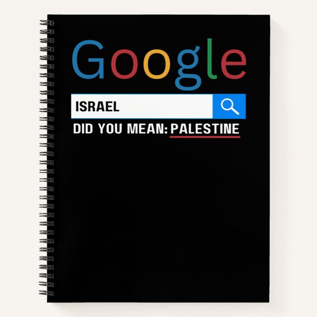 Israel hat Sie gemein Palästina-Forschung graghic  Notizbuch (Vorderseite)