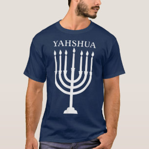 Israel Hebrew Shalom Menorah Israelischer Judentum T-Shirt