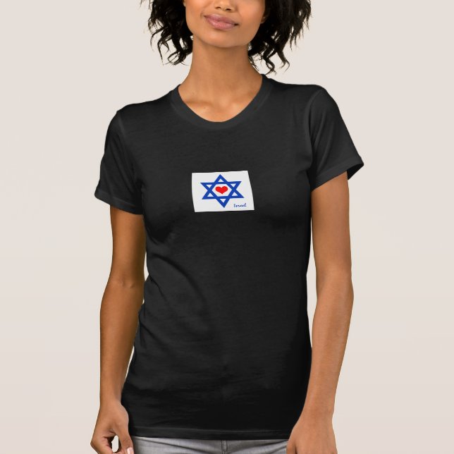 Israel Herz & Liebe Israel Flaggen, Reisen / Sport T-Shirt (Vorderseite)