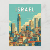 Israel Illustration Reise Kunst Vintage