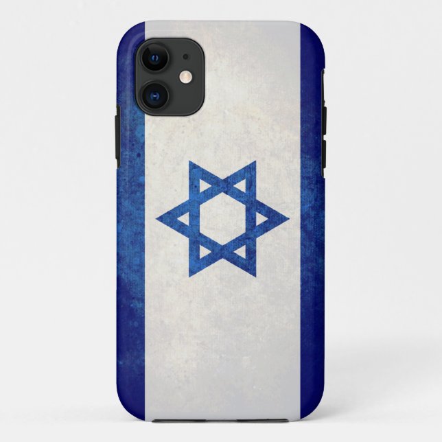 Israel; Israelische Flagge Case-Mate iPhone Hülle (Rückseite)
