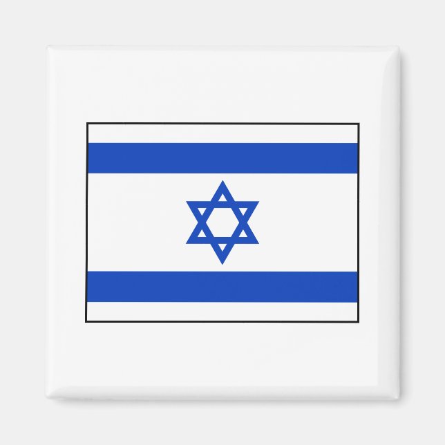 Israel - israelische Flagge Magnet (Vorne)