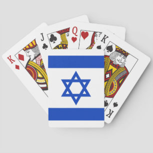Israel - israelische Flagge Spielkarten