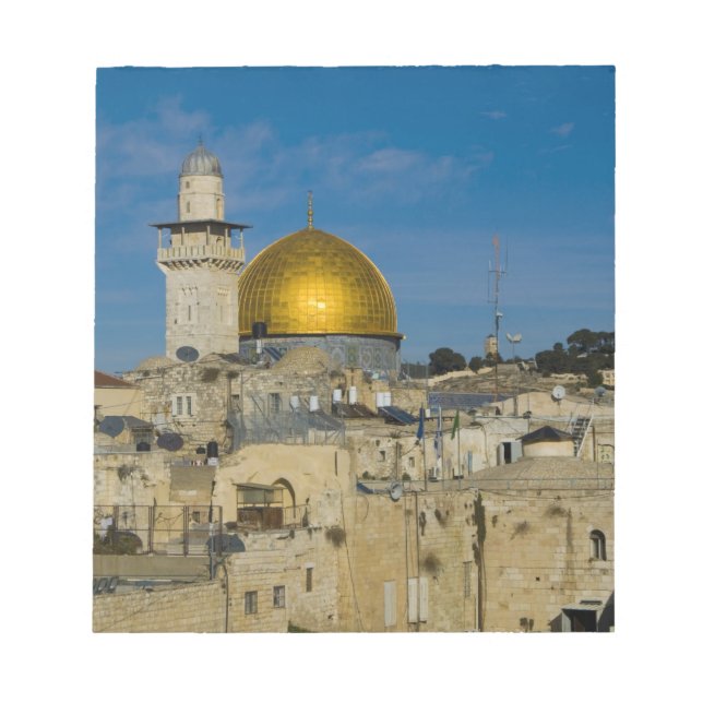 Israel, Jerusalem, Kuppel des Felsens Notizblock (Vorderseite)