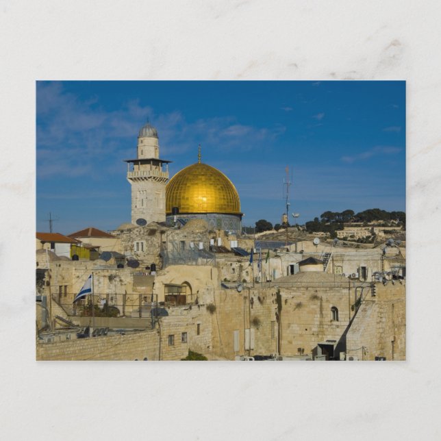 Israel, Jerusalem, Kuppel des Felsens Postkarte (Vorderseite)