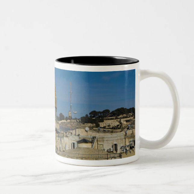 Israel, Jerusalem, Kuppel des Felsens Zweifarbige Tasse (Rechts)