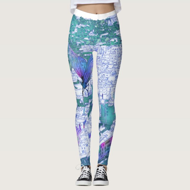 Israel Jerusalem Leggings (Vorderseite)
