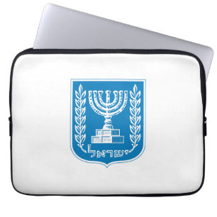 Israel Landeswappen Symbol Emblem Flagge Laptopschutzhülle