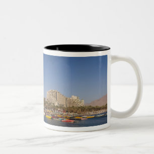 Israel, Negev, Eilat, Rotes Meer Zweifarbige Tasse