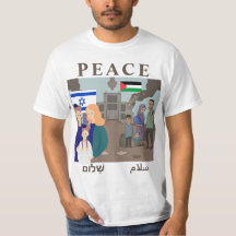 Israel - Palästina Krieg FRIEDEN FAMILIE T-Shirt